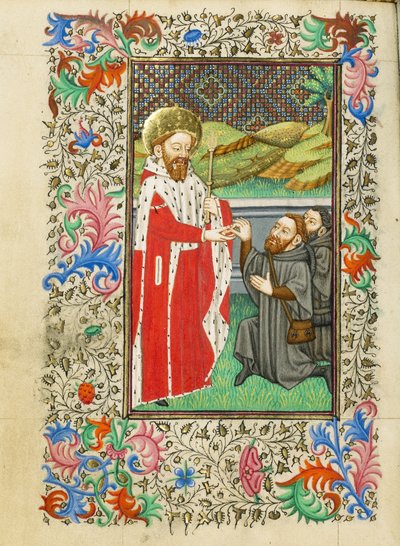 De heilige Eduard de Belijder door Master of Sir John Fastolf