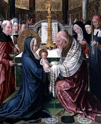 De Presentatie in de Tempel door Master of St. Severin
