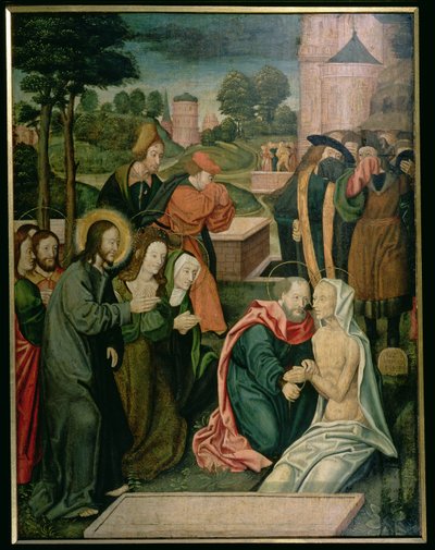 De Opwekking van St. Lazarus door Master of St. Severin