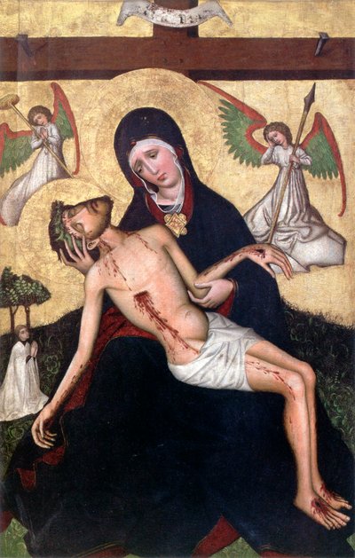 Pieta uit Tubadzin, ca. 1450 door Master of Tubadzin
