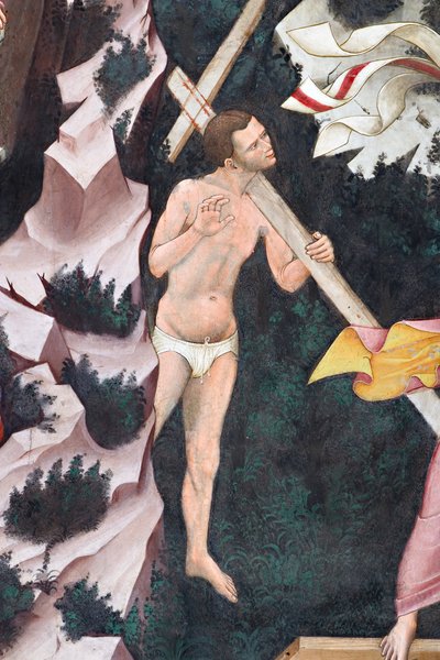 Opstanding en Neerdaling in Limbo (detail) door Master of Vignola
