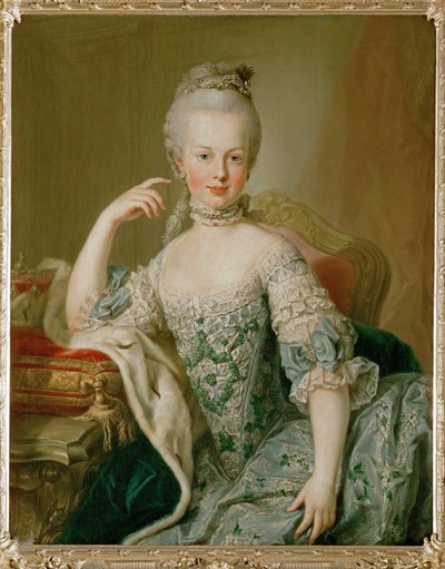 Aartshertogin Marie Antoinette (schilderij) door Master of the Archduchess Portraits