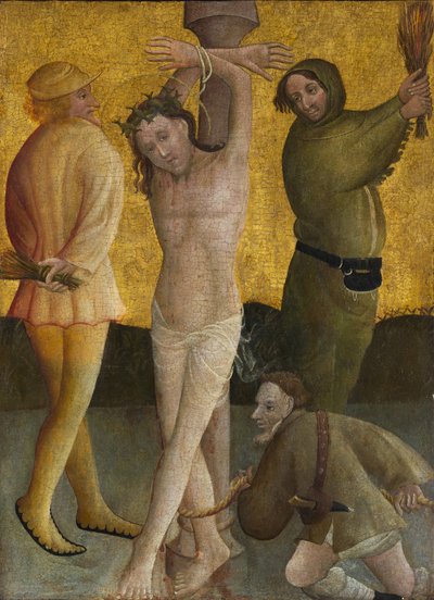 De geseling door Master of the Berswordt Altar