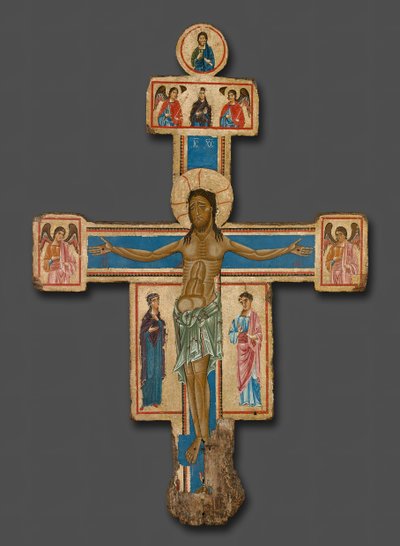Kruisbeeld, 1230-40 door Master of the Bigallo Crucifix
