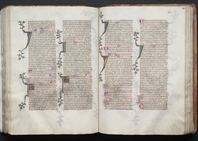 Het Gotha-missaal: Fol. 101r, tekst door Master of the Boqueteaux