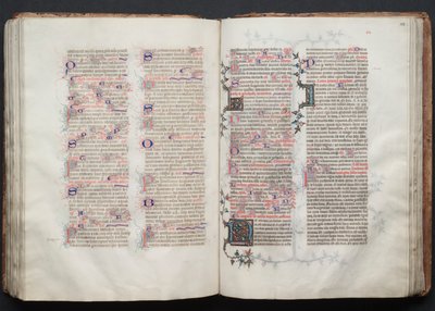 Het Gotha Missaal: Fol. 113r, Tekst, ca. 1375 door Master of the Boqueteaux