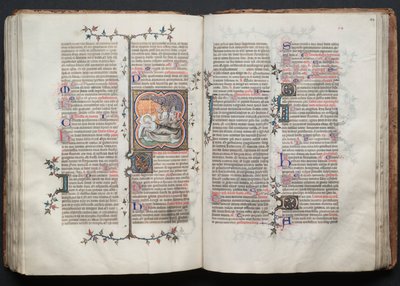 Het Gotha Missaal: Fol. 114r, Tekst door Master of the Boqueteaux