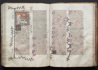 Het Gotha-missaal: Fol. 123r, tekst door Master of the Boqueteaux