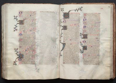 Het Gotha Missaal: Fol. 129r, Tekst, ca. 1375 door Master of the Boqueteaux