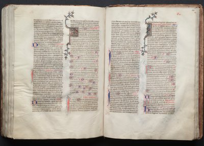 Het Gotha Missaal: Fol. 135r, Tekst, ca. 1375 door Master of the Boqueteaux