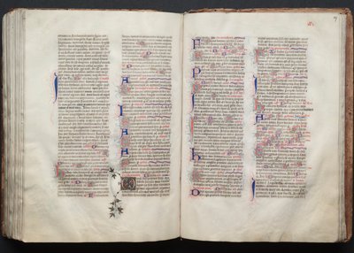 Het Gotha Missaal: Fol. 137r, Tekst, ca. 1375 door Master of the Boqueteaux
