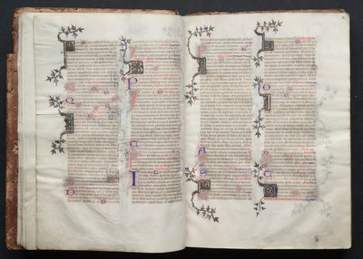 Het Gotha-missaal: Fol. 13r, tekst door Master of the Boqueteaux