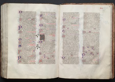 Het Gotha Missaal: Fol. 140r, Tekst, ca. 1375 door Master of the Boqueteaux
