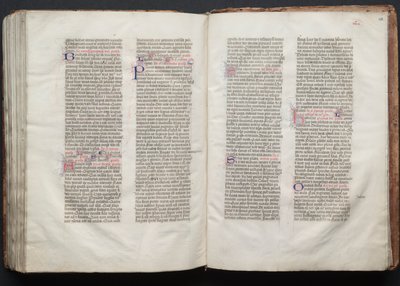 The Gotha Missal: Fol. 153r, Tekst, ca. 1375 door Master of the Boqueteaux