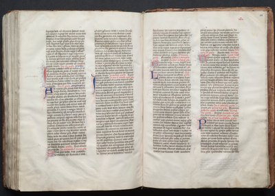 Het Gotha Missaal: Fol. 155v, Tekst, ca. 1375 door Master of the Boqueteaux