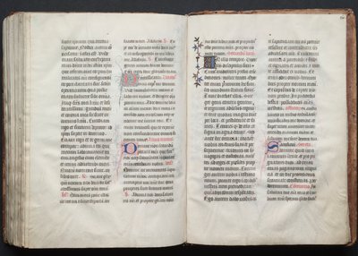 Het Gotha Missaal: Fol. 160r, Tekst, ca. 1375 door Master of the Boqueteaux