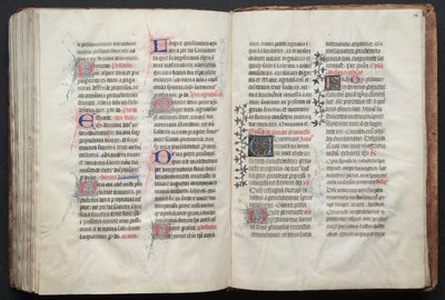 Het Gotha-missaal: Fol. 161r, tekst, ca. 1375 door Master of the Boqueteaux