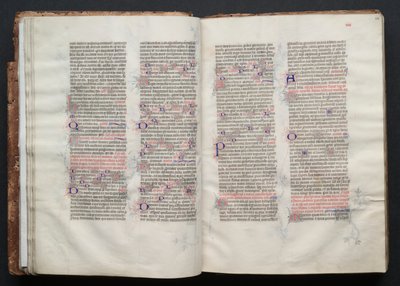 Het Gotha-missaal: Fol. 24r, tekst, ca. 1375 door Master of the Boqueteaux