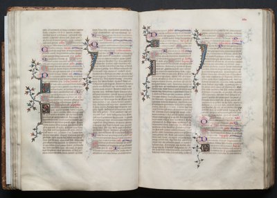 Het Gotha Missaal: Fol. 36v, Tekst door Master of the Boqueteaux