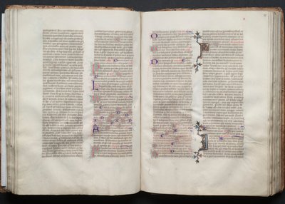 Het Gotha-missaal: Fol. 49v, tekst door Master of the Boqueteaux