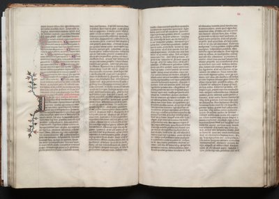 Het Gotha-missaal: Fol. 52r, tekst door Master of the Boqueteaux