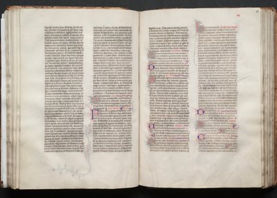 Het Gotha Missaal: Fol. 54v, Tekst door Master of the Boqueteaux
