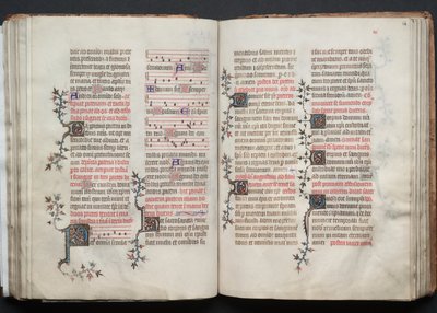 Het Gotha Missaal: Fol. 68r, Tekst, ca. 1375 door Master of the Boqueteaux