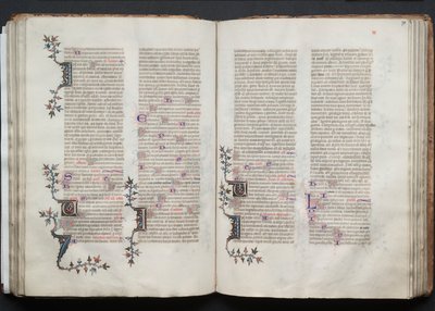 Het Gotha-missaal: Fol. 71r, tekst door Master of the Boqueteaux