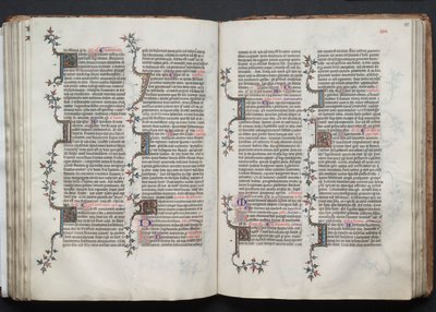 Het Gotha Missaal: Fol. 84v, Tekst, ca. 1375 door Master of the Boqueteaux