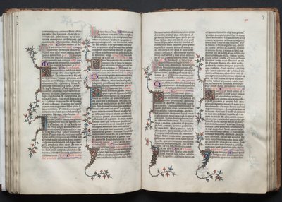 Het Gotha Missaal: Fol. 87r, Tekst door Master of the Boqueteaux