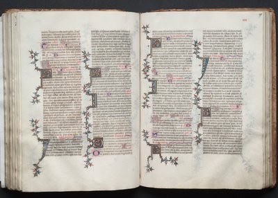 Het Gotha Missaal: Fol. 90v, Tekst door Master of the Boqueteaux