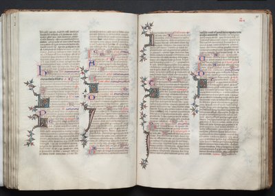 Het Gotha Missaal: Fol. 94v, Tekst door Master of the Boqueteaux