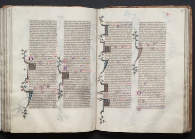 Het Gotha Missaal: Fol. 98r, Tekst door Master of the Boqueteaux