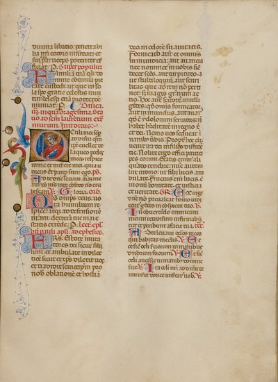 Oorspronkelijke O: Saint Lawrence door Master of the Brussels Initials