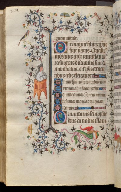 Getijden van Karel de Edele, koning van Navarra (1361-1425): fol. 139v, Tekst door Master of the Brussels Initials and Associates
