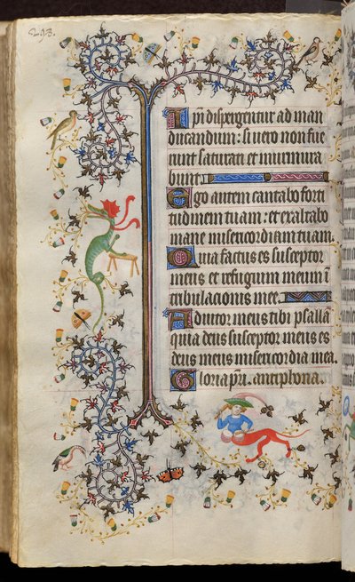 Getijden van Karel de Edele, koning van Navarra (1361-1425): fol. 149v, Tekst door Master of the Brussels Initials and Associates