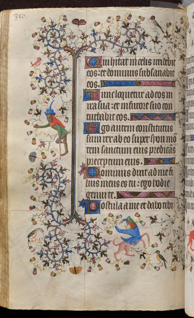 Getijden van Karel de Edele, koning van Navarra (1361-1425): fol. 170v, Tekst door Master of the Brussels Initials and Associates