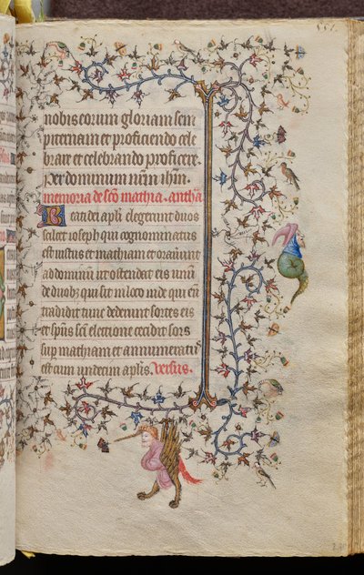 Getijden van Karel de Edele, koning van Navarra (1361-1425): fol. 270r, Tekst door Master of the Brussels Initials and Associates