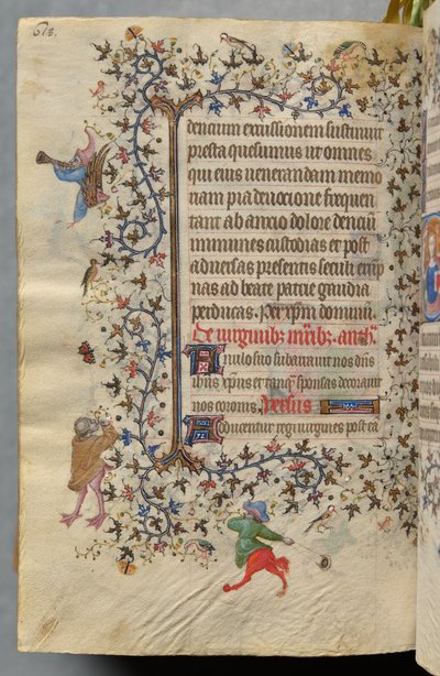 Getijden van Karel de Edele, koning van Navarra (1361-1425): fol. 303vr, Tekst door Master of the Brussels Initials and Associates
