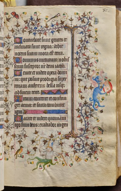 Getijden van Karel de Edele, koning van Navarra (1361-1425): fol. 41r, Tekst door Master of the Brussels Initials and Associates