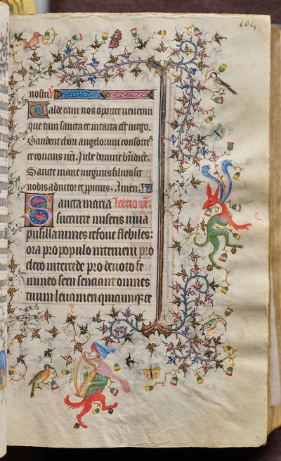 Getijden van Karel de Edele, koning van Navarra (1361-1425): fol. 51r, Tekst door Master of the Brussels Initials and Associates
