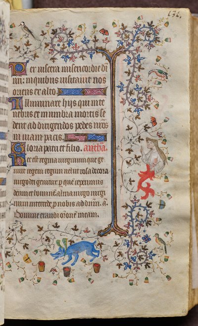 Getijden van Karel de Edele, koning van Navarra (1361-1425): fol. 66r, Tekst door Master of the Brussels Initials and Associates
