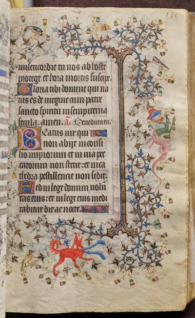 Getijden van Karel de Edele, koning van Navarra (1361-1425): fol. 68r, Tekst door Master of the Brussels Initials and Associates