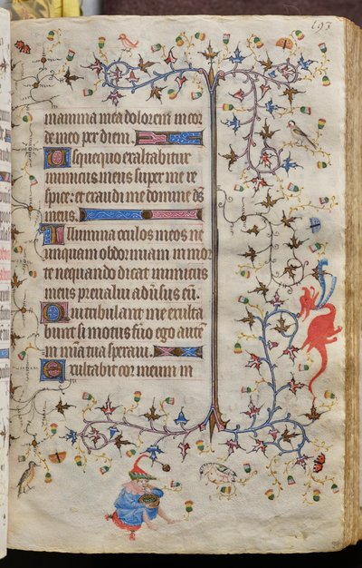 Getijden van Karel de Edele, koning van Navarra (1361-1425): fol. 97r, Tekst door Master of the Brussels Initials and Associates