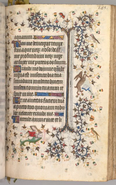 Uren van Charles de Edele, Koning van Navarra 1361-1425: fol. 188r, Tekst, ca. 1405 door Master of the Brussels Initials and Associates
