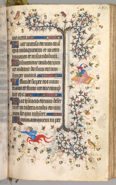 Getijdenboek van Karel de Edele, koning van Navarra 1361-1425: fol. 189r, Tekst, ca. 1405 door Master of the Brussels Initials and Associates