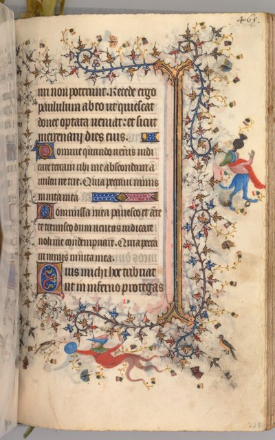 Getijdenboek van Karel de Edele, Koning van Navarra 1361-1425: fol. 227r, Tekst, ca. 1405 door Master of the Brussels Initials and Associates