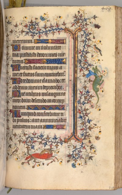 Getijdenboek van Karel de Edele, Koning van Navarra 1361-1425: fol. 229r, Tekst, c. 1405 door Master of the Brussels Initials and Associates