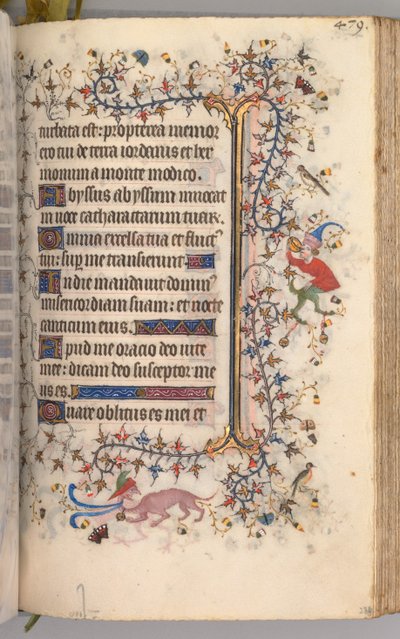 Getijdenboek van Karel de Edele, Koning van Navarra 1361-1425: fol. 234r, Tekst, c. 1405 door Master of the Brussels Initials and Associates