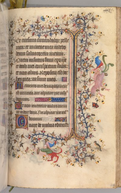 Getijdenboek van Karel de Edelmoedige, Koning van Navarra 1361-1425: fol. 237r, Tekst, ca. 1405 door Master of the Brussels Initials and Associates